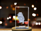 Whimsical Gopher Crystal Carvings | Exquisite Gems Etched with Burrowing Rodents A&B Crystal Collection