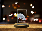 Majestic Hippo Crystal Carvings | Exquisite Gems Etched with Powerful Herbivores