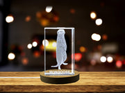 Graceful Mongoose Crystal Carvings | Exquisite Gems Etched with Lithe Carnivorans
