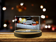 Unique 3D Engraved Crystal with Aphid Design - Perfect Gift for Insect Lovers