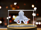 Intricate Octopus Crystal Carvings | Exquisite Gems Etched with Otherworldly Cephalopods A&B Crystal Collection
