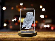 Wise Owl Crystal Carvings | Exquisite Gems Etched with Nocturnal Raptors