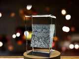 The Garden of Earthly Delights 3D Engraved Crystal Decor A&B Crystal Collection