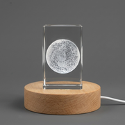 Sun 3D Engraved Crystal 