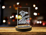 Scarlet Ibis 3D Engraved Crystal 3D Engraved Crystal Keepsake/Gift/Decor/Collectible/Souvenir