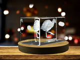Common Coot 3D Engraved Crystal 3D Engraved Crystal Keepsake/Gift/Decor/Collectible/Souvenir A&B Crystal Collection
