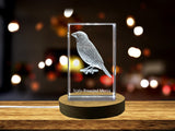 Scaly-Breasted Munia 3D Engraved Crystal 3D Engraved Crystal Keepsake/Gift/Decor/Collectible/Souvenir A&B Crystal Collection