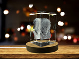 Einstein Art | 3d Engraved Crystal Keepsake | Gift for scientists A&B Crystal Collection