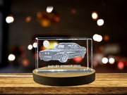 Exquisite 3D Engraved Crystal of the 2020 Shelby GT500CR Supercar