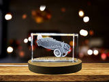 Élégance intemporelle: Mercedes-Benz 540K (1935-1940) - 3D Hommage à cristal gravé