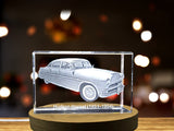 Timeless Elegance: Hudson Hornet (1951–1954) - 3D Engraved Crystal Tribute A&B Crystal Collection