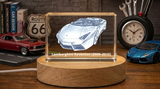 Lamborghini Reventon (2009–2010) Recognition Award: Exquisite 3D Engraved Crystal Tribute, Made in Canada - Custom Award From A&B Crystal Collection