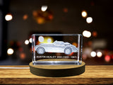 Classic British Heritage: Austin-Healey 3000 (1959–1967) - 3D Engraved Crystal Tribute A&B Crystal Collection