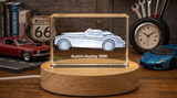 Austin-Healey 3000 Crystal Tribute Recognition - 3D Engraved Tribute to Classic British Automotive Heritage - Custom Award From A&B Crystal Collection
