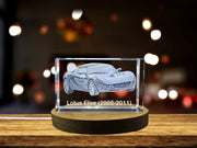 Pure Driving Thrills: Lotus Elise (2005–2011) - 3D Engraved Crystal Tribute