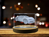 Exquisite 3D Engraved Crystal of the Legendary 2016 Bugatti Chiron Supercar A&B Crystal Collection