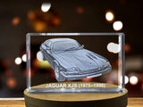 Exquisite 3D Engraved Crystal of the Iconic 1975-1996 Jaguar XJS Coupe A&B Crystal Collection
