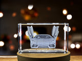 Unleash the Beast: Lamborghini Aventador (2011–Present) - 3D Engraved Crystal Tribute A&B Crystal Collection
