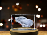 Unleash the Rotary Power: Mazda RX7 (1993–1995) - 3D Engraved Crystal Tribute A&B Crystal Collection