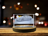 Electrifying Elegance: Tesla Model S - 3D Engraved Crystal Tribute A&B Crystal Collection