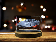 Ferrari 458 Italia (2010–2015): A Symphony of Speed and Beauty Immortalized in 3D Engraved Crystal