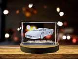 The Supercar Icon: Jaguar XJ220 (1992-1994) - 3D Engraved Crystal Tribute A&B Crystal Collection