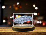 Unleash the Unparalleled Power: Aston Martin One-77 (2009–2012) - 3D Engraved Crystal Tribute