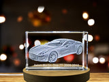 Unleash the Unparalleled Power: Aston Martin One-77 (2009–2012) - 3D Engraved Crystal Tribute A&B Crystal Collection