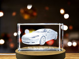 Aston Martin DB9 Grand Tourer Collectible Crystal Sculpture | Elegant 2004-2011 Model A&B Crystal Collection