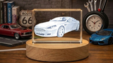 Aston Martin DB9 Grand Tourer Crystal Trophy Award Sculpture Recognition | Elegant Collectible 2004-2011