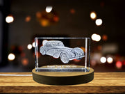 Artistic Mastery: Bugatti Type 57 (1934–1940) - 3D Engraved Crystal Tribute