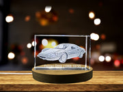 Ferrari Dino Iconic Supercar Collectible Crystal Sculpture | Stylish 1968-1972 Mid-Engine Innovation