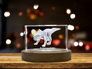 Protoceratops Dinosaur 3D Engraved Crystal 3D Engraved Crystal Keepsake/Gift/Decor/Collectible/Souvenir