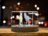 Tyrannosaurus Dinosaur 3D Engraved Crystal 3D Engraved Crystal Keepsake/Gift/Decor/Collectible/Souvenir A&B Crystal Collection