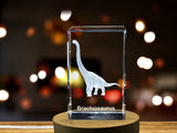Archaeopteryx Dinosaur 3D Engraved Crystal Sculpture - Captivating Home Décor Piece A&B Crystal Collection