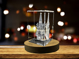 Tomte-plush-3D-Engraved-Crystal-Keepsake/Gift/Decor/Collectible/Souvenir A&B Crystal Collection