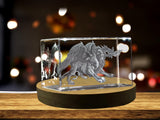 Chimera 3D Engraved Crystal 3D Engraved Crystal Keepsake/Gift/Decor/Collectible/Souvenir A&B Crystal Collection