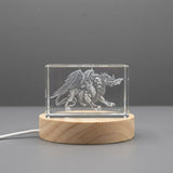 Chimera — 3D laser-engraved crystal keepsake, Made in Canada