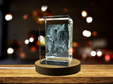 Cerberus Art | Keeprsake à cristal gravé 3D