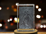 Minotaur 3D Engraved Crystal 3D Engraved Crystal Keepsake/Gift/Decor/Collectible/Souvenir A&B Crystal Collection