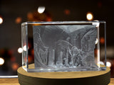 Osiris 3D Engraved Crystal 3D Engraved Crystal Keepsake/Gift/Decor/Collectible/Souvenir A&B Crystal Collection