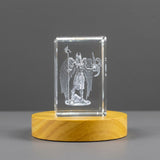 Horus 3D Engraved Crystal Trophy Award — Made in Canada