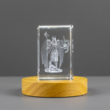 Horus 3D Gravure Crystal 3D Crystal gravé Crystal / Gift / Decor / Collectible / Souvenir