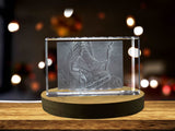 Anu 3D Engraved Crystal 3D Engraved Crystal Keepsake/Gift/Decor/Collectible/Souvenir A&B Crystal Collection