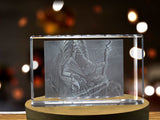 Anu 3D Engraved Crystal 3D Engraved Crystal Keepsake/Gift/Decor/Collectible/Souvenir A&B Crystal Collection