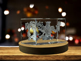 Enlil 3D Engraved Crystal 3D Engraved Crystal Keepsake/Gift/Decor/Collectible/Souvenir A&B Crystal Collection