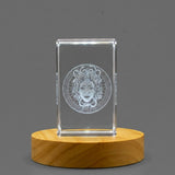 Gorgons 3D Engraved Crystal Trophy Award Keepsake — Made in Canada