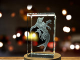 Scylla-Art 3D Engraved Crystal Keepsake - Made in Canada - Unique Home Decor - Gift Box Included A&B Crystal Collection