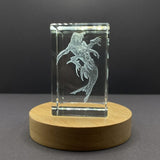 Scylla-Art 3D Engraved Crystal Trophy Award — Made in Canada