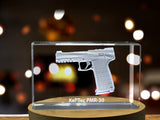 Kel-Tec PMR-30 Pistol | 3D Engraved Crystal - Made in Canada A&B Crystal Collection